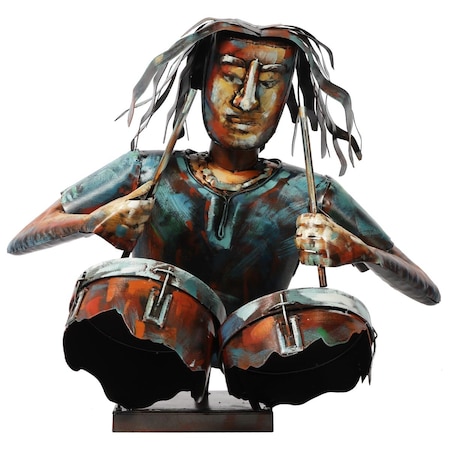 Solid Storage Supplies The Drummer Primo Mixed Media Sculpture SO2966218